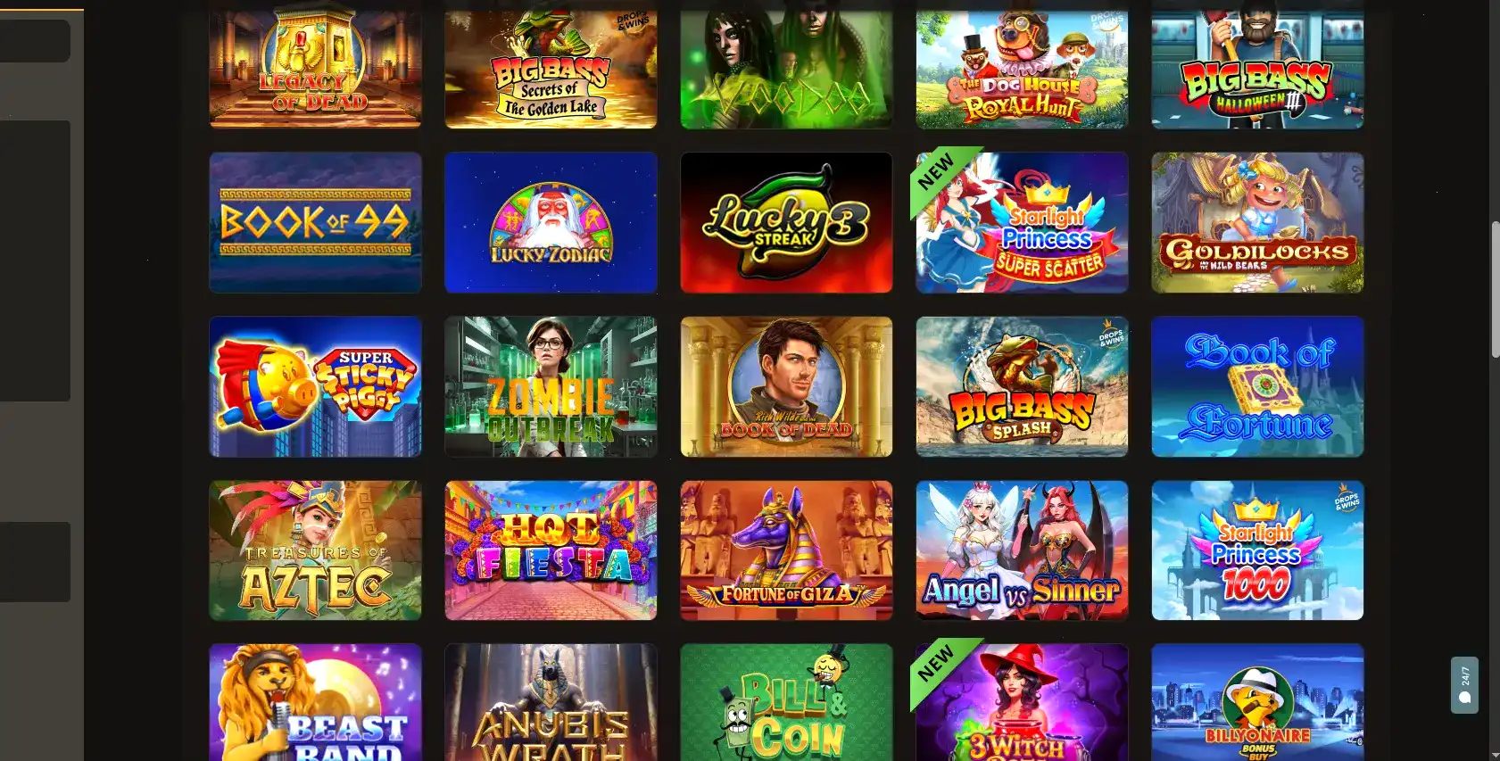 Слоты Kometa casino на планшете